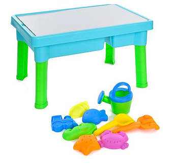 Дитячий ігровий набір для пісочниці R399-2A-4A Ігровий столик для гри з піском та водою
