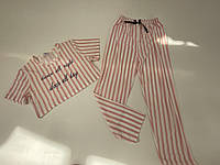 Женская пижама штаны + футболка/топ, стильная и удобная № 300021 ( s - xl)