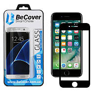 Захисне скло BeCover для Apple iPhone SE 2020/8/7 Black 701040 ish