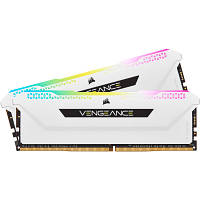 Модуль памяти для компьютера DDR4 32GB (2x16GB) 3600 MHz Vengeance RGB Pro SL White Corsair