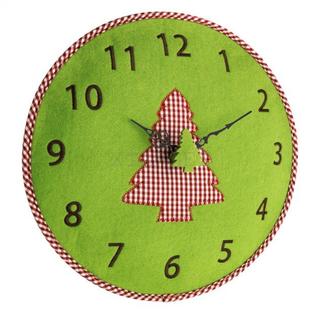 Часы настенные TFA d=330x40 мм зелёный - фото 1 - id-p403785099