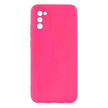 Чохол Full Case with frame для Samsung A02s (A025) Shiny pink