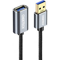 Дата кабель USB 3.0 AM/AF 2.0m Choetech (XAA001-BK) l