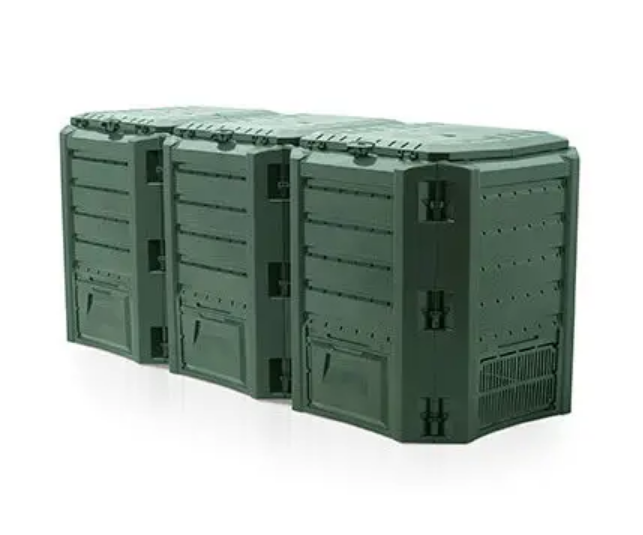 Компостер садовий 1200 л Prosperplast Compogreen PIKSM1200Z-G851 3 модулі зелений, фото 1