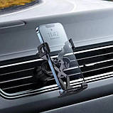 Тримач для телефону в машину із затискачем у повітропровід BASEUS SUWX010001, фото 7