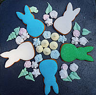 Пасхальний декор Імбирне натуральне печиво Великдень прикраси подарунок до пасхи подарунок