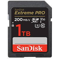 Карта памяти SanDisk 1TB SD class 10 UHS-I U3 V30 Extreme PRO (SDSDXXD-1T00-GN4IN) p