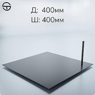 Підставка під манекен 400*400мм, чорна