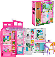 Игровой набор Барби Barbie Doll House Playset Getaway House with 4 Play Areas Including Kitchen HRJ76