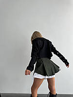 Женская юбка шорты Ткань джинс бенгалин + котон Размер 42-44,46-48