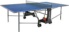 Тенісний стіл тренувальний Garlando Challenge Indoor 16 mm Blue (C-273I) для приміщень Офіційний розмір ITTF