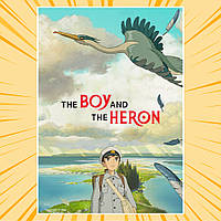 Плакат А4 Аніме Kimitachi wa Dou Ikiru ka / Хлопчик і чапля 002