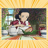 Плакат А3 Аніме Kimitachi wa Dou Ikiru ka / Хлопчик і чапля 017