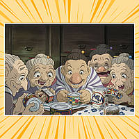 Плакат А4 Аніме Kimitachi wa Dou Ikiru ka / Хлопчик і чапля 018