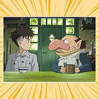 Плакат А4 Аніме Kimitachi wa Dou Ikiru ka / Хлопчик і чапля 020