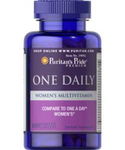 One Daily Women's Multivitamin Puritan's Pride, 100 таблеток