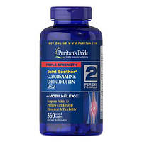 Puritan's Pride Triple Strength Glucosamine, Chondroitin MSM 360 таб. 023413 VB