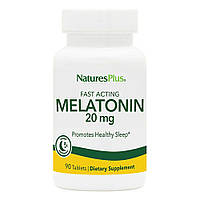 Натуральная добавка Natures Plus Fast Acting Melatonin 20 mg, 90 таблеток CN13514 VB