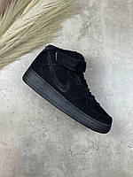 Кросівки Nike Air Force 1 Mid Stussy BLACK