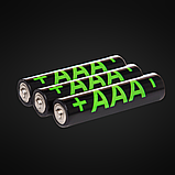 Комплект мизинчиковых батарейок ААА 3 шт, Стандартні батарейки 3 ааа (бат-3а), фото 2