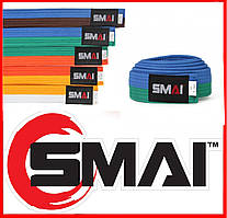 Пояс для кімоно синьо-зелений  для карате тхеквондо айкідо джиу-джитсу та інших бойових мистецтв