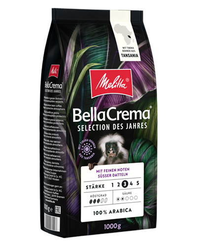 Кава в зернах Melitta BellaCrema® Selection des Jahres TANSANIA, 1кг