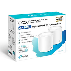 Wi-Fi cистема TP-Link Deco X50 (2pack) AX3000 UA, фото 4