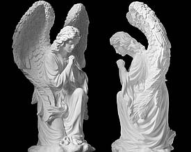 Скульптура ангела для пам'ятника на могилу 660*270*270