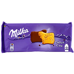 Печиво шоколадні корови Мілка Milka choco moo 120g 20шт/ящ (Код: 00-00012910)