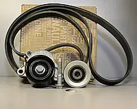 Натягувач + ролик + ремінь генератора на Renault Master III 2010-> 2.3dCi - Renault (Оригінал) - 7701478495