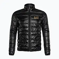 Urbanshop com ua Чоловіча куртка з логотипом EA7 Emporio Armani Train Core ID Down Light чорного/золотого