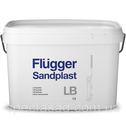 Готова полімерна шпаклівка Flugger Sandplast LB 15л