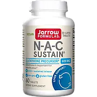 Jarrow Formulas, NAC Sustain, 600 мг, 60 таблеток