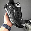 Чоловічі кросівки Nike Air Max 720 black Найк Аir Макс чорні осінні, фото 9
