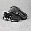 Чоловічі кросівки Nike Air Max 720 black Найк Аir Макс чорні осінні, фото 10