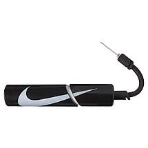 Насос для м'яча ручний з голкою Nike Essential Ball Pump Intl, чорний, фото 4