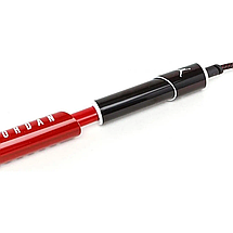 Насос для м'яча ручний з голкою Jordan Essential Ball Pump, чорно-червоний, фото 4