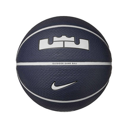М'яч баскетбольний Nike Playground 2.0 8p Lebron James Deflated Purple Ink/Phantom/Black, розмір №7, фото 4