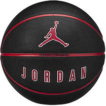 М'яч баскетбольний Nike Jordan Ultimate 2.0 8p Deflated чорно-червоний, розмір №7, фото 2