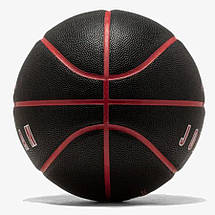 М'яч баскетбольний Nike Jordan Ultimate 2.0 8p Deflated чорно-червоний, розмір №7, фото 5