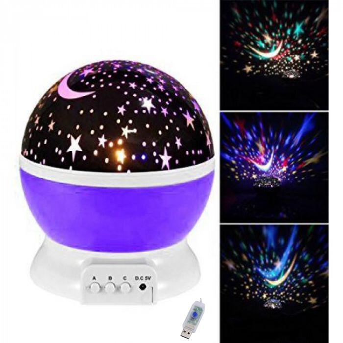 Нічник куля проектор зоряне небо Star Master Dream USB, фото 1