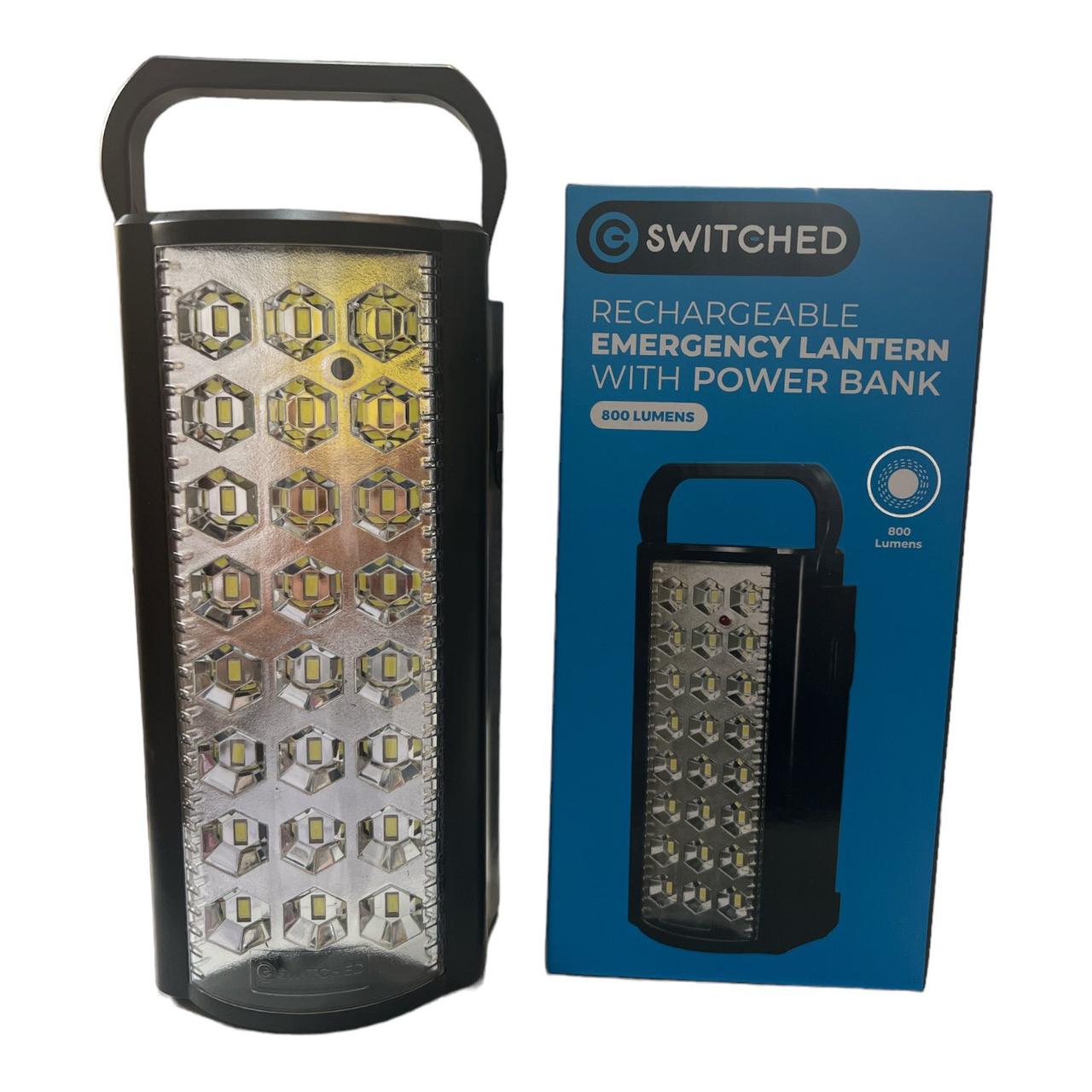 Фонар Switched Volkano (Fujita, Almina) 24 LED переносний світлодіодний з повербанком, вбудований акумулятор 6v 4ah, фото 1