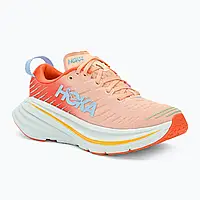 Urbanshop com ua Черевики для бігу жіночі HOKA Bondi X caellia/peach parfait РОЗМІРИ ЗАПИТУЙТЕ