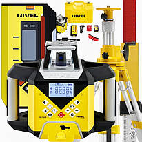 Лазерний ротаційний нівелір Nivel System NL740R DIGITAL PRO комплект лазерний рівень для домашнього ремонту
