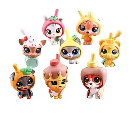 Літл Пет Шоп Littlest Pet Shop набір фігурок дитячі фігурки 8шт нові 6см ПВХ