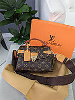 Сумка Луї Вітон Madeleine Louis Vuitton мініклатч коричневий