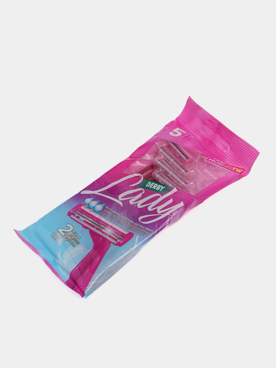 Женские одноразовые станки для бритья Lady, с двойным лезвием, 5 шт ...