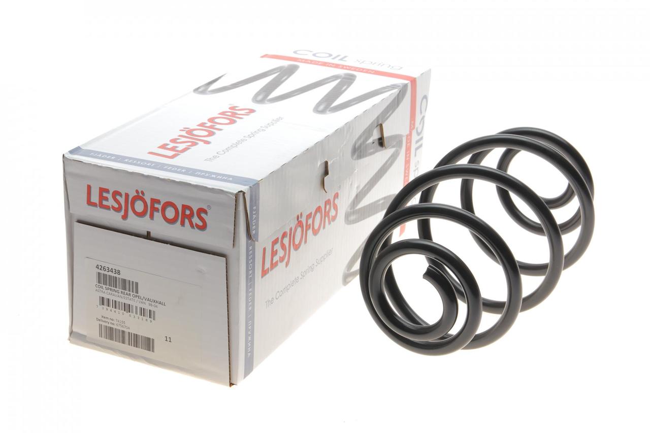 Пружина задня Opel Astra G 1.2-2.2 16V 1.7TD CDTI 1.7-2.2DTI 98-09 (Lesjofors 4263438)