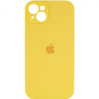 Чохол (з мікрофіброю) Silicone Case Full Camera для iPhone 15