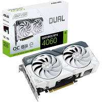 Видеокарта ASUS GeForce RTX4060 8Gb DUAL OC WHITE (DUAL-RTX4060-O8G-WHITE)